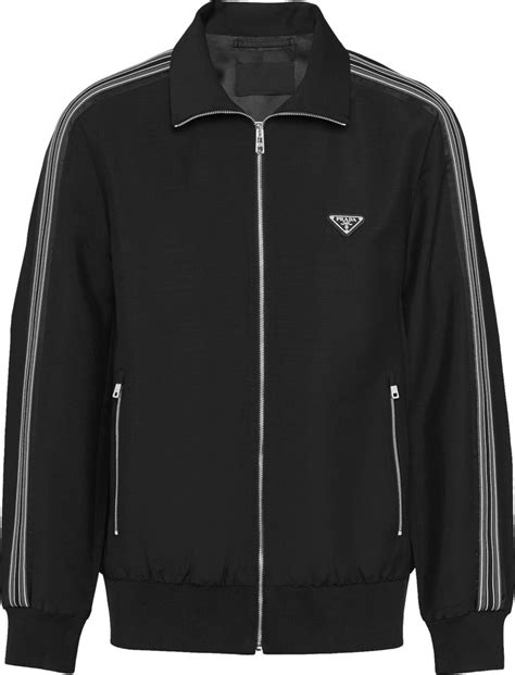 prada men's track jacket|Prada technical jacket.